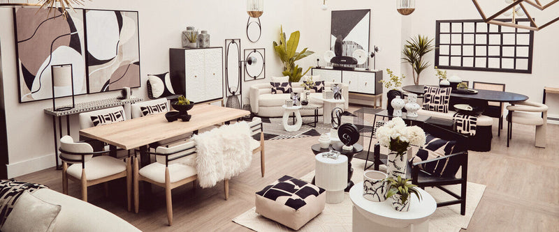 Natural and Black Throw | Bosie Ozella