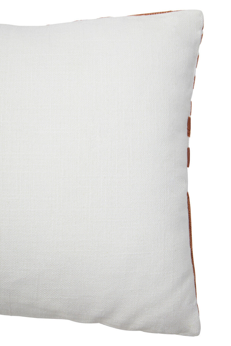 Natural and Terracotta Cushion | Bosie Ozella