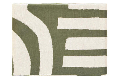 Natural and Green Throw | Bosie Ozella