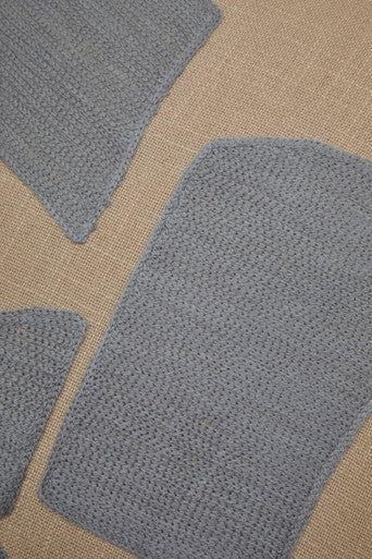 Natural and Grey Square Cushion | Bosie Ozella