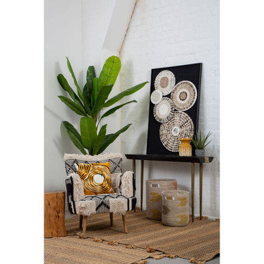 Natural and Black Paper Design Wall Art | Modello
