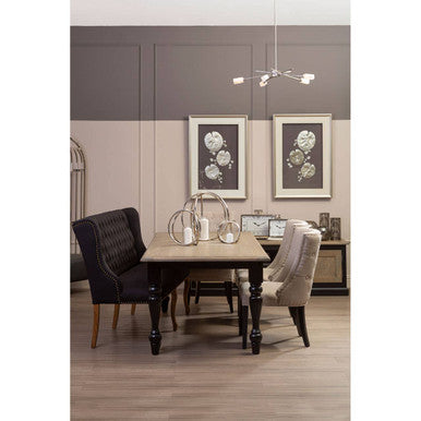 Silver Leaf Design Framed Wall Art | Nason