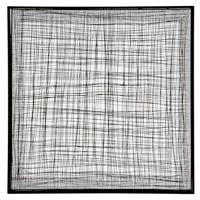 Metal Cross Wires Design Wall Art | Trento