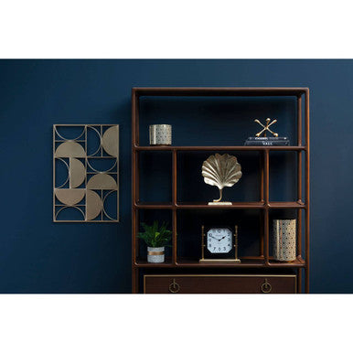 Black Finish Semicircle Design Wall Art | Trento