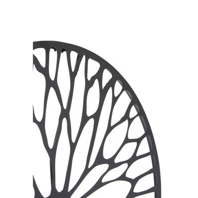 Medium Black Frame Floral Design Wall Art | Trento