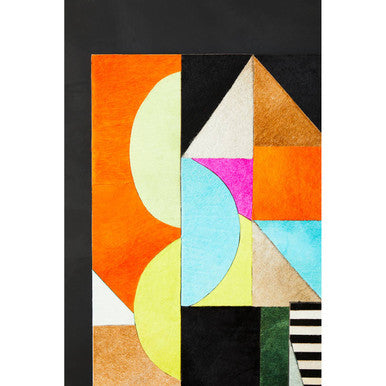 Genuine Leather Abstract Wall Art | Safira