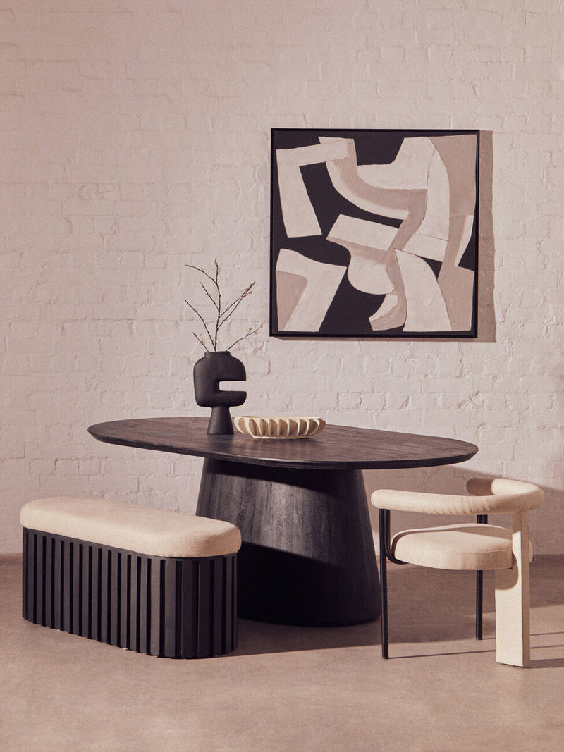 Monochrome Abstract Textured Wall Art | Astratto
