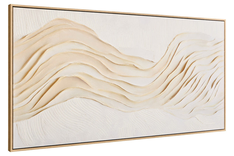 Cream Textured Wall Art | Astratto