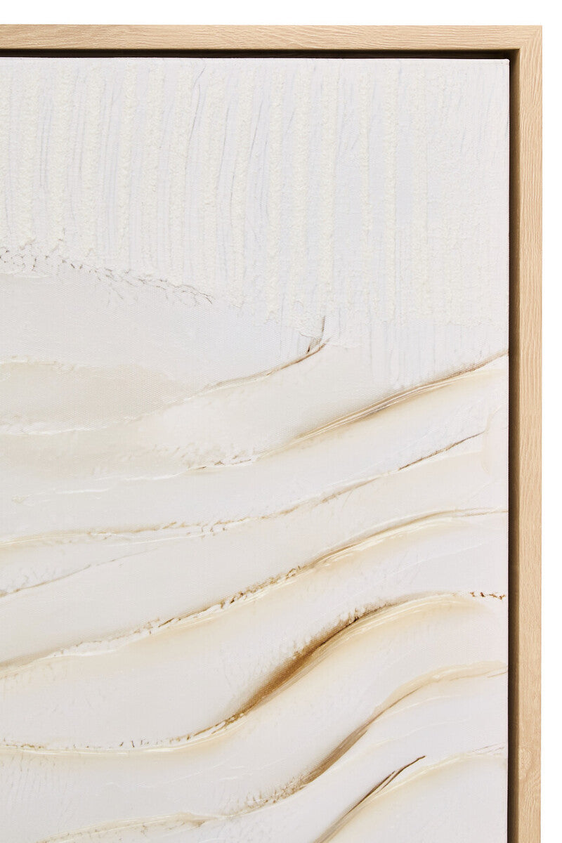 Cream Textured Wall Art | Astratto