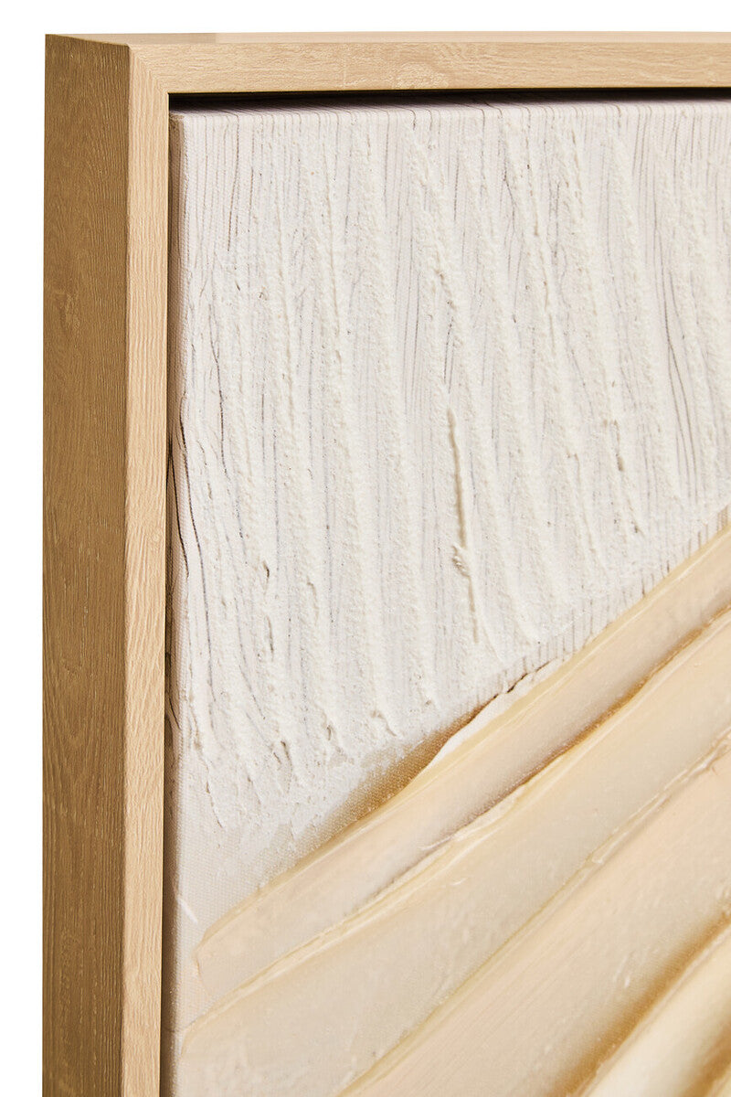 Cream Textured Wall Art | Astratto