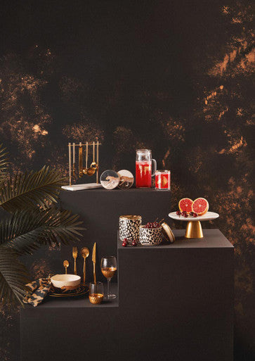 Marble and Gold Finish Bar Tool Stand | Omari