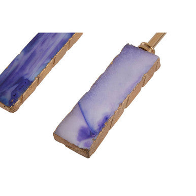 Blue Warm Metallic Serving Set | Bowerbird Agata