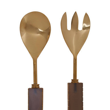 Grey and Gold Serving Set | Bowerbird Agata