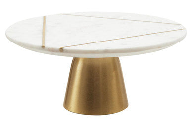 White Marble Cake Stand | Omari