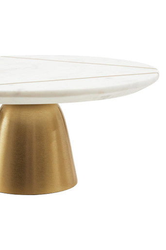 White Marble Cake Stand | Omari
