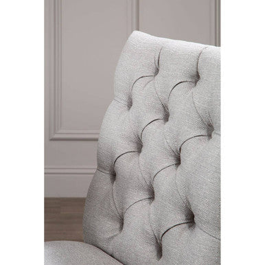 Grey Linen Dining Chair | Kensington Townhouse