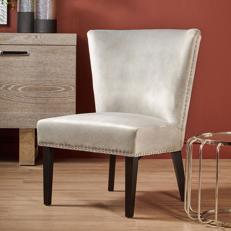 Grey Winged Dining Chair | Kensington Townhouse