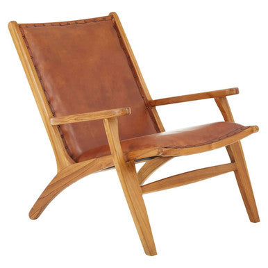 Brown Leather Chair | Kendari