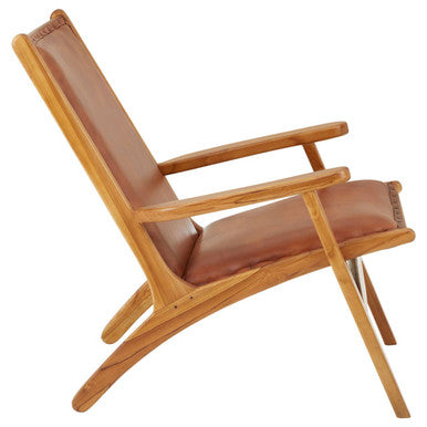 Brown Leather Chair | Kendari