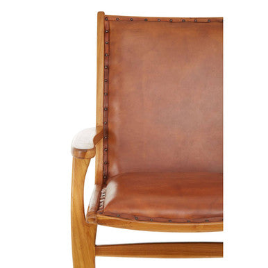 Brown Leather Chair | Kendari
