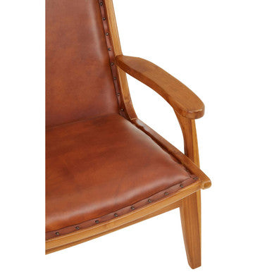 Brown Leather Chair | Kendari