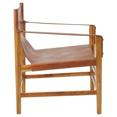 Brown Cow Leather Chair | Kendari