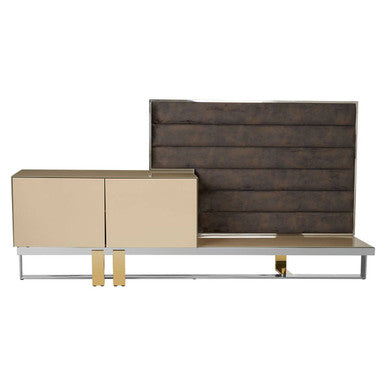Media Unit with Wall Panel | Demas