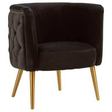 Black Tub Chair | Manhattan