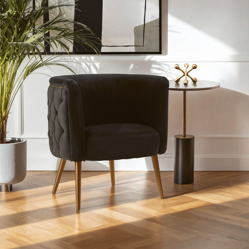 Black Tub Chair | Manhattan