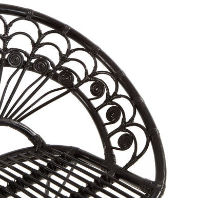 Black Natural Rattan Chair | Manado