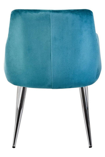 Light Blue Splayed Dining Chair | Tamzin