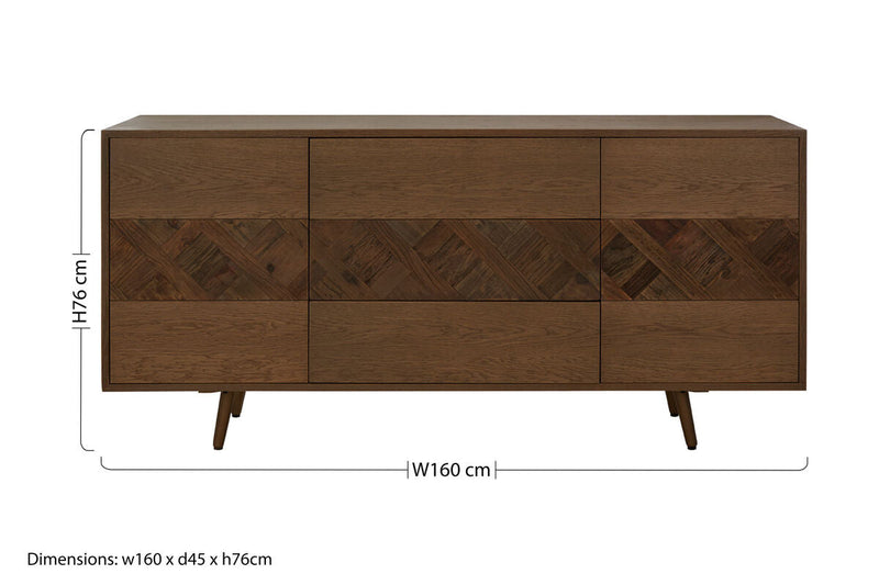 Oak and Elm Wood Sideboard | Salvar