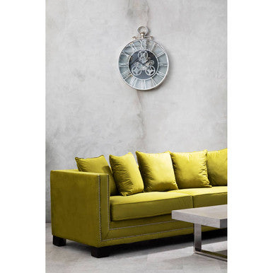3 Seater Moss Velvet Sofa | Sofia