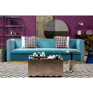 3 Seater Light Blue Sofa | Opal