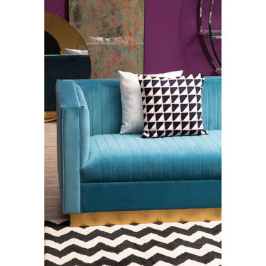 3 Seater Light Blue Sofa | Opal