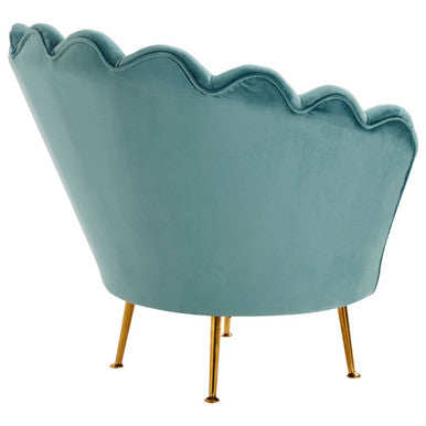 Blue Scalloped Chair | Ovala