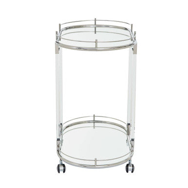 Oval Mirrored Trolley | Oria