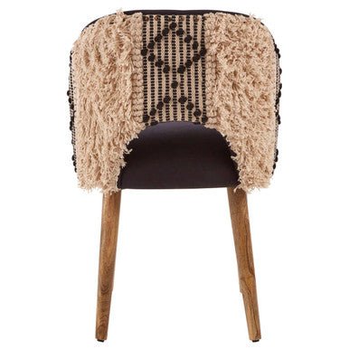 Black and White Moroccan Design Chair | Cefena