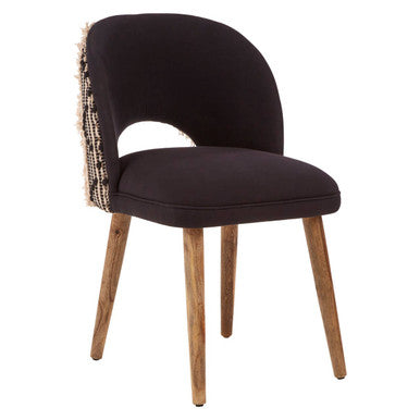 Black and White Moroccan Design Chair | Cefena