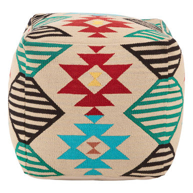 Multicolour Pouffe | Cefena
