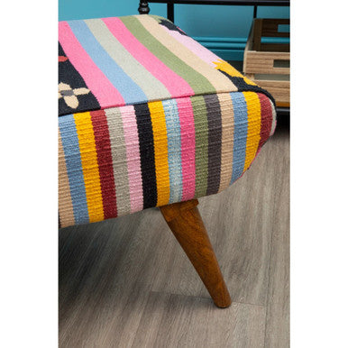 Multicolour Footstool | Cefena