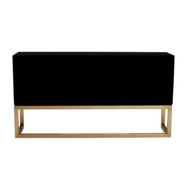 Black and White Four Door Sideboard | Dumas