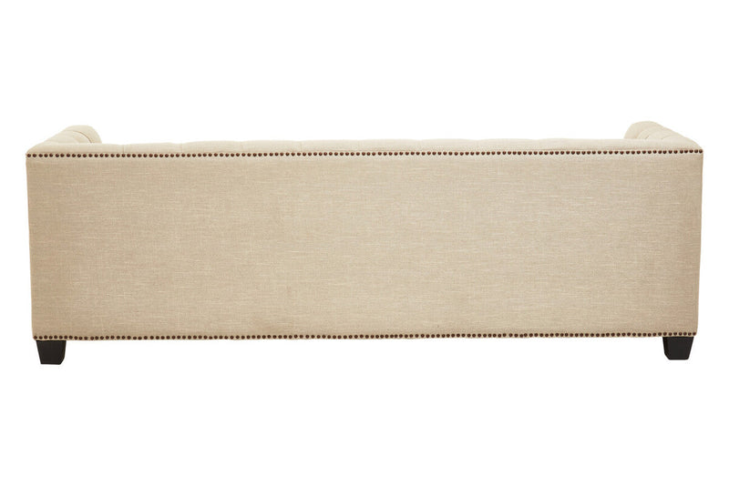 3 Seater Stone Fabric Sofa | Surina