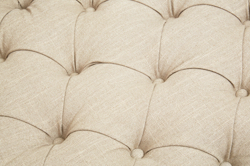 3 Seater Stone Fabric Sofa | Surina
