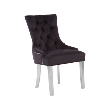 Black Velvet Dining Chair | Richmond