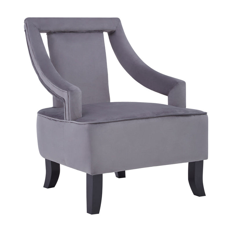 Grey Velvet Chair | Faye