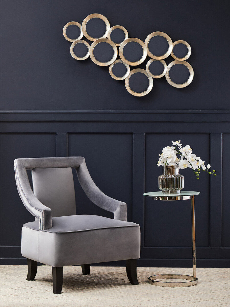Grey Velvet Chair | Faye