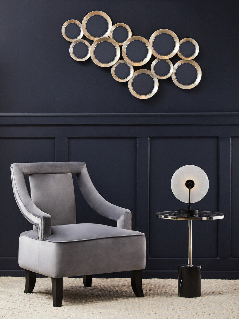 Grey Velvet Chair | Faye
