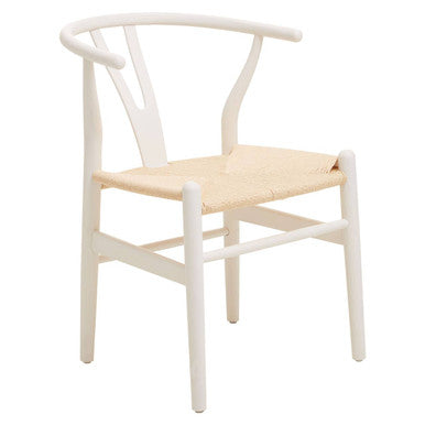 Wishbone Antique White Chair | Lyon