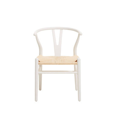 Wishbone Antique White Chair | Lyon